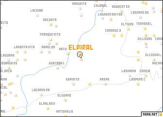 map of El Piral