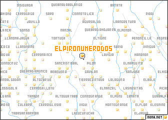 map of El Piro Número Dos