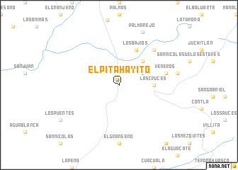 map of El Pitahayito