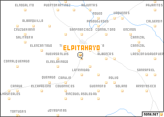 map of El Pitahayo