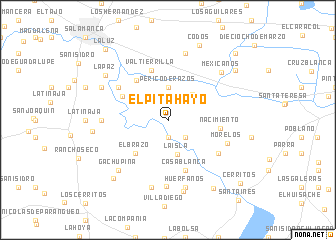 map of El Pitahayo