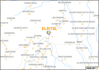 map of El Pital