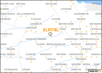 map of El Pital