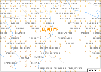 map of Elpitiya