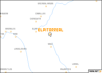 map of El Pitorreal