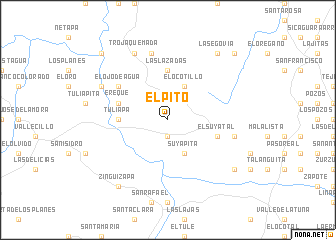 map of El Pito
