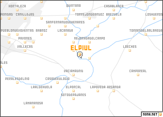 map of El Piul