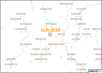 map of El Placer