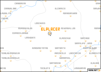 map of El Placer