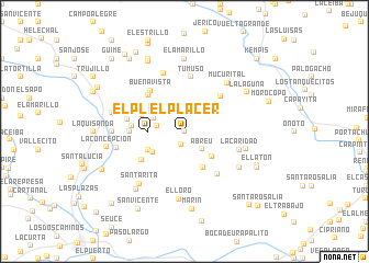 map of El Placer