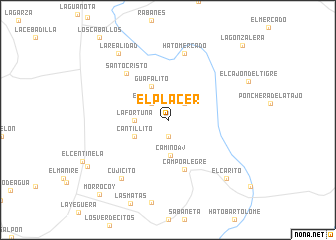 map of El Placer