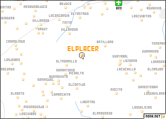 map of El Placer