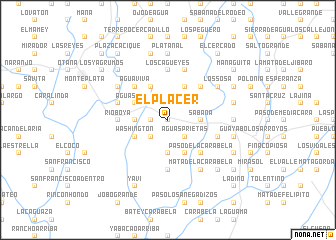 map of El Placer