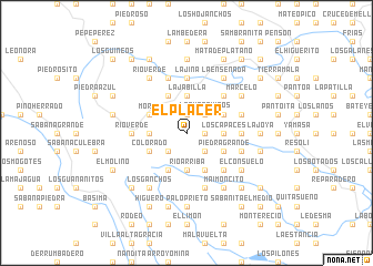 map of El Placer