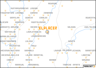 map of El Placer