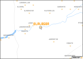 map of El Plagón