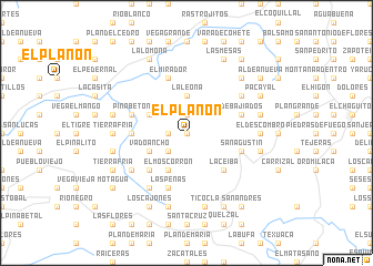 map of El Planón