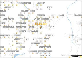 map of El Plan