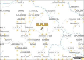 map of El Plan