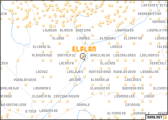 map of El Plan