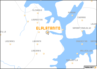 map of El Platanito