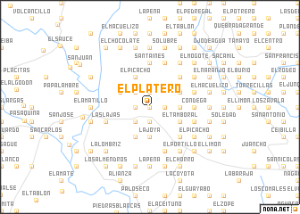 map of El Platero