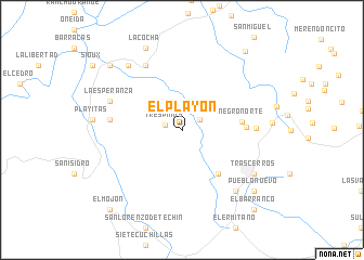 map of El Playón