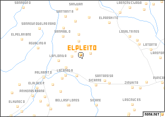map of El Pleito