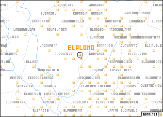 map of El Plomo