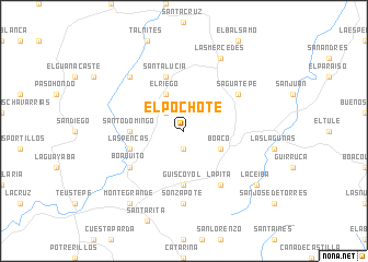 map of El Pochote