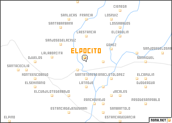 map of El Pocito