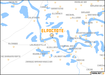 map of El Pocnote