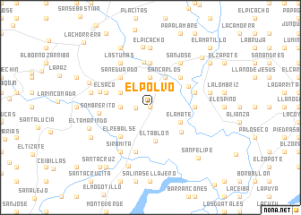 map of El Polvo