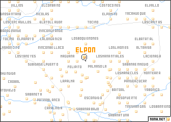 map of El Pon