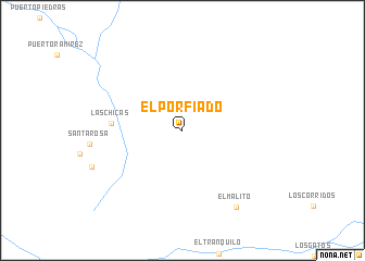 map of El Porfiado