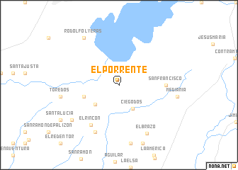 map of El Porrente