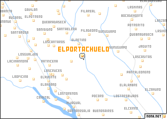 map of El Portachuelo