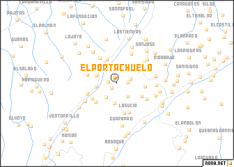 map of El Portachuelo