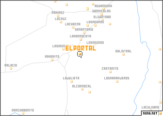 map of El Portal