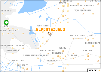 map of El Portezuelo