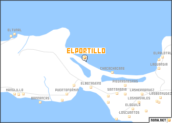 map of El Portillo