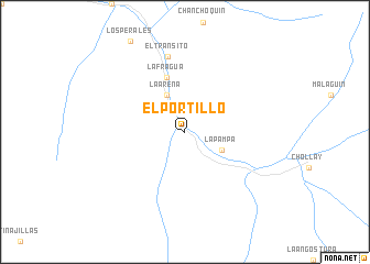 map of El Portillo