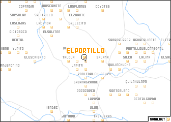 map of El Portillo