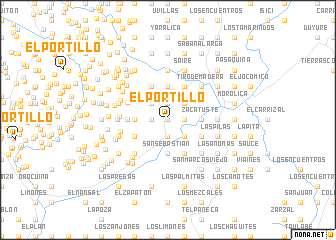 map of El Portillo