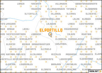 map of El Portillo