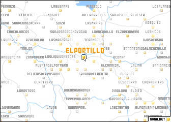 map of El Portillo