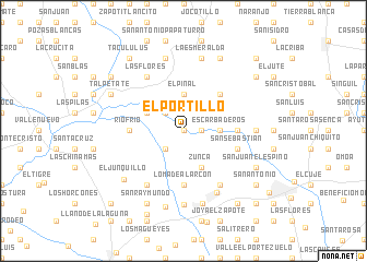 map of El Portillo