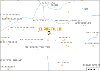 map of El Portillo