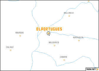 map of El Portugués