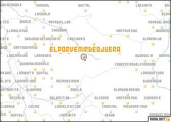 map of El Porvenir de Ojuera